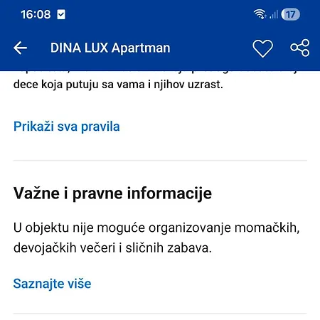 Dina Lux Διαμέρισμα *